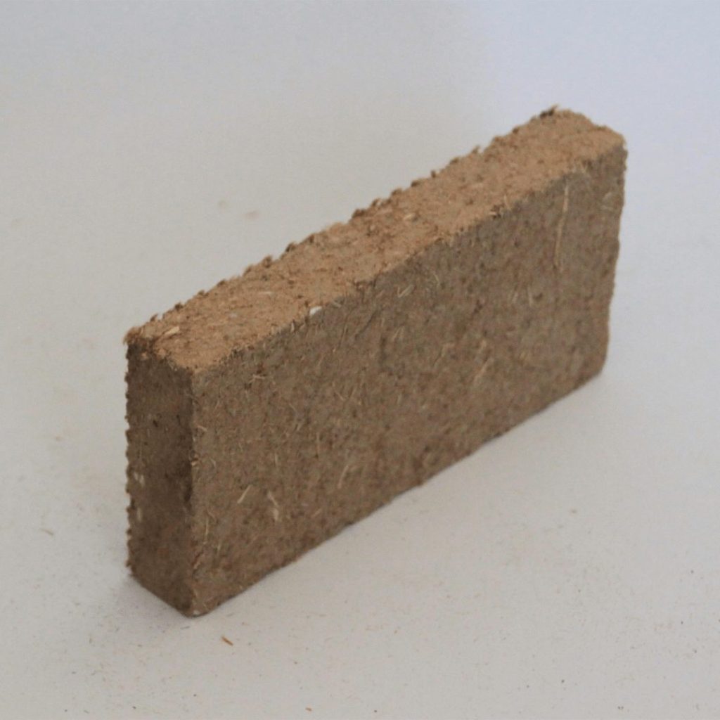 Ökologisch bauen Material: Lehmplatte